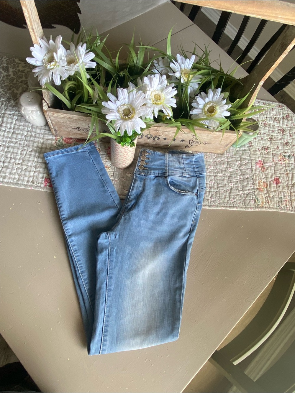 Wax Jean Light Blue Women’s Skinny Stretch Jeans